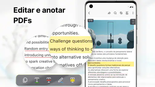 PDF: Ler, Editar, Digitalizar screenshot