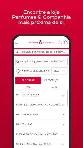 Perfumes & Companhia screenshot
