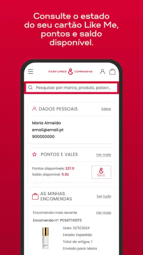 Perfumes & Companhia screenshot