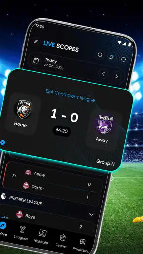 Placar ao Vivo - Futebol screenshot