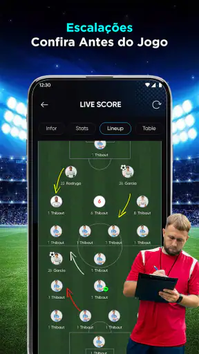 Placar ao Vivo - Futebol screenshot