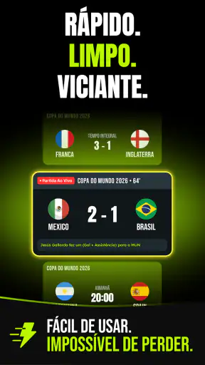 Placar Futebol Ao Vivo screenshot