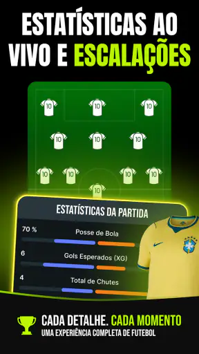 Placar Futebol Ao Vivo screenshot