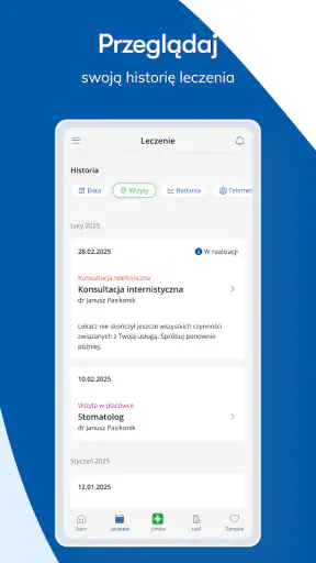 Portal Pacjenta LUX MED screenshot