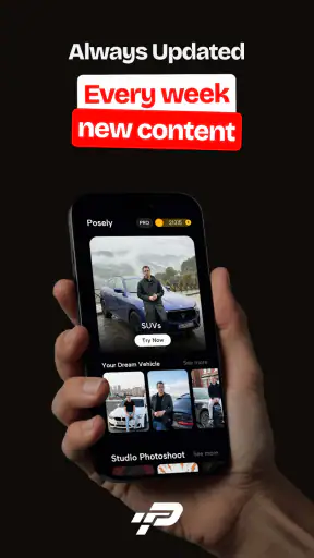 Posely: Foto e Vídeo de Carro screenshot