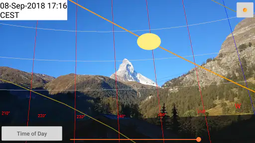 Posição do Sol e da Lua screenshot