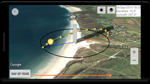 Posição do Sol e da Lua screenshot