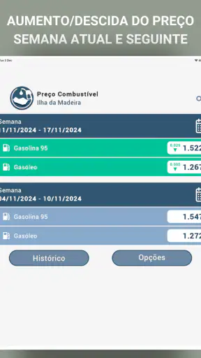 Preço Combustíveis Madeira screenshot