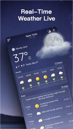 Previsão do tempo ao vivo screenshot