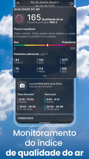 Previsão do tempo vivo° screenshot