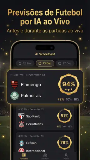 Previsões Futebol IA screenshot