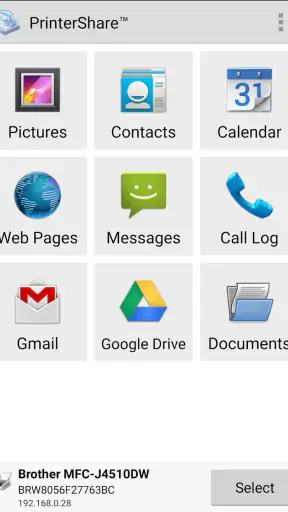 PrinterShare - chave superior screenshot
