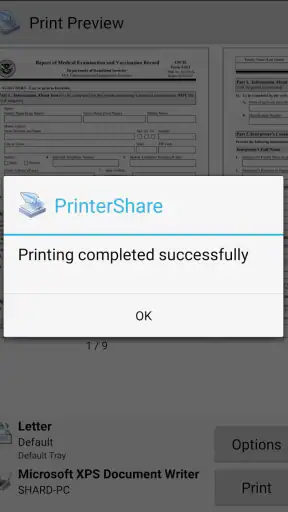 PrinterShare - chave superior screenshot