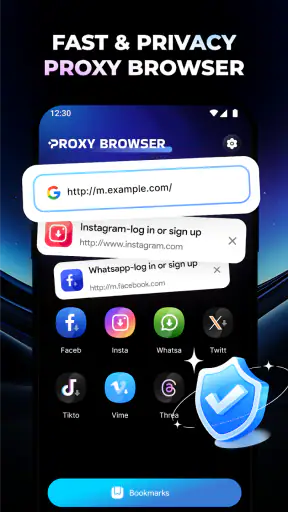 Proxy Browser: Private Browser screenshot