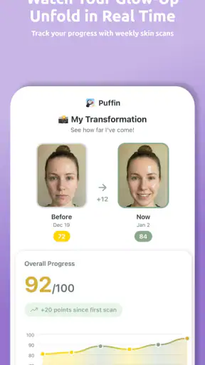 Puffin: Acne Tracker screenshot