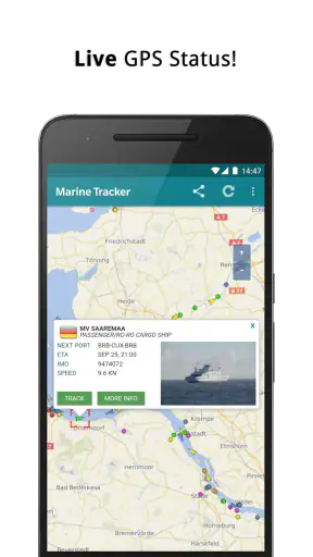 Radar marítimo - Navio Tracker screenshot