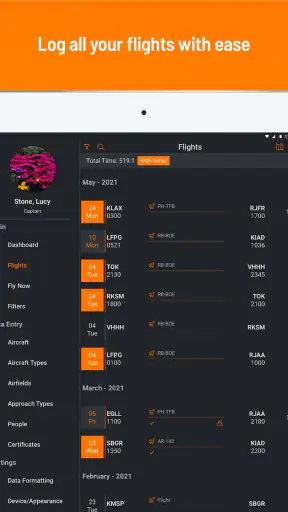 RB Pilot Logbook by CAE screenshot