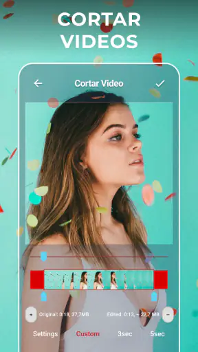 Recortar e Cortar Vídeo screenshot