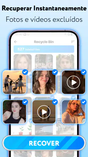 Recuperação de arquivos: fotos screenshot