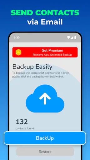 Recuperar contatos & Backup screenshot