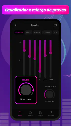 Reprodutor de Música & MP3 App screenshot