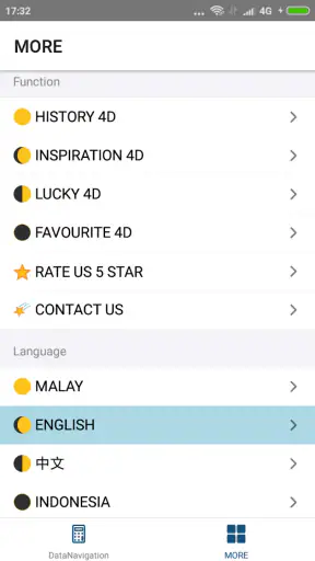 Result 4D Live History 4D screenshot