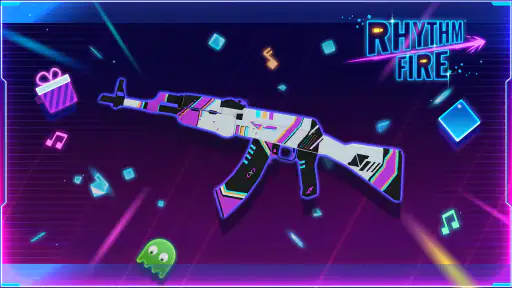 Rhythm Fire - Jogo de Tiro EDM screenshot