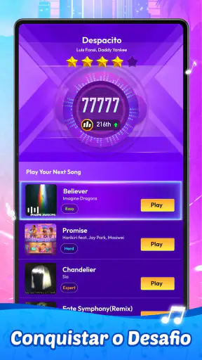 Rhythm Rush Lite-jogo de piano screenshot