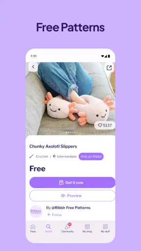 Ribblr - Crochet & Knitting screenshot