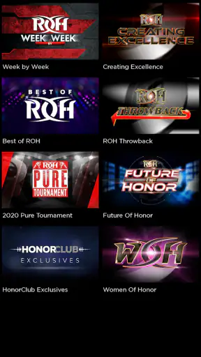 Ring of Honor screenshot