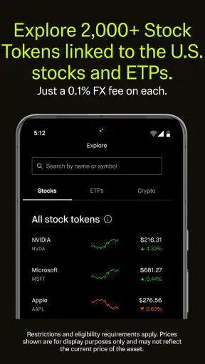 Robinhood Crypto, Bitcoin, ETH screenshot