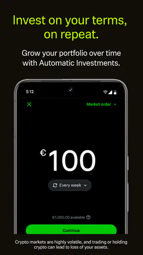 Robinhood Crypto, Bitcoin, ETH screenshot
