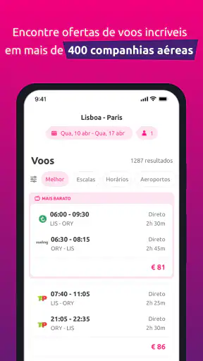 Rumbo: pesquisa de voos screenshot