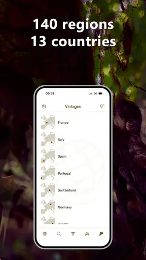 Safras de vinhos screenshot