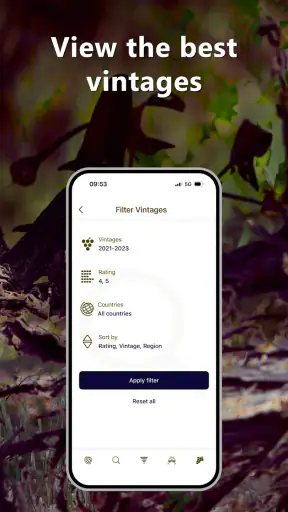 Safras de vinhos screenshot