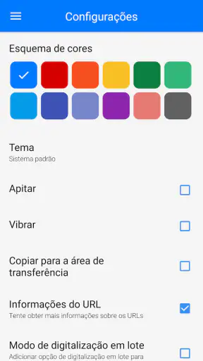 Scanner de QR Código de Barras screenshot