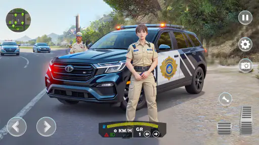 simulador de carro de polícia screenshot