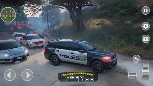 simulador de carro de polícia screenshot
