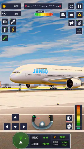 Simulador de voo de jogo avião screenshot