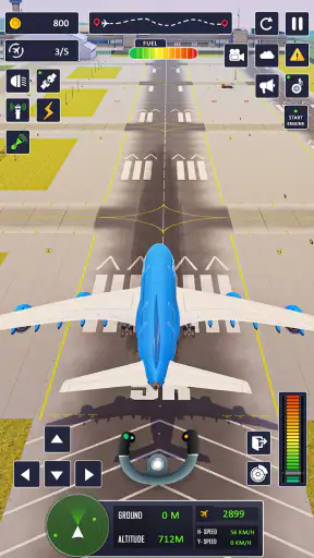 Simulador de voo de jogo avião screenshot