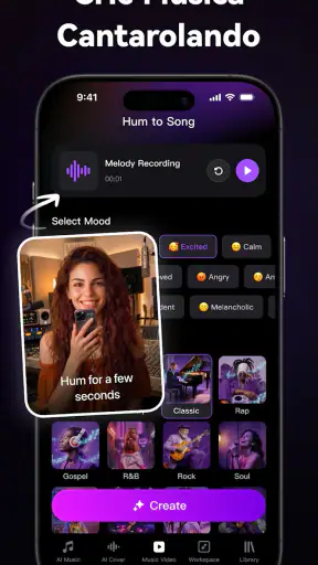 SingUp: Gerador de Música IA screenshot