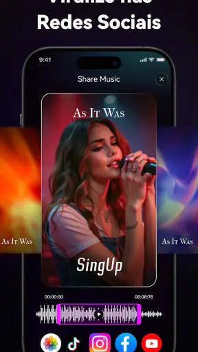 SingUp: Gerador de Música IA screenshot