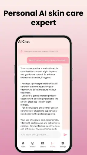 Skin Care Scanner: GlowUp screenshot