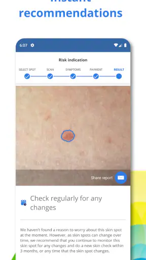 SkinVision screenshot