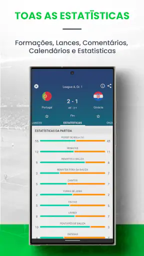 SKORES - Futebol ao Vivo screenshot