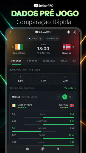 SokkerPRO - Jogos ao vivo screenshot