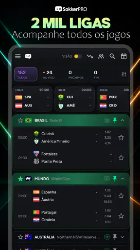 SokkerPRO - Jogos ao vivo screenshot