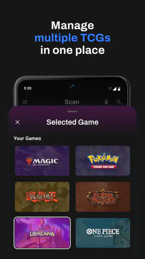 Sorted: TCG Collection Manager screenshot