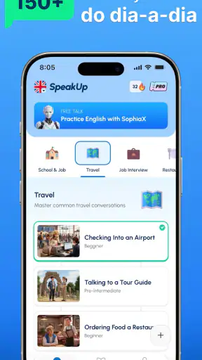 SpeakUp AI - Aprender Idiomas screenshot
