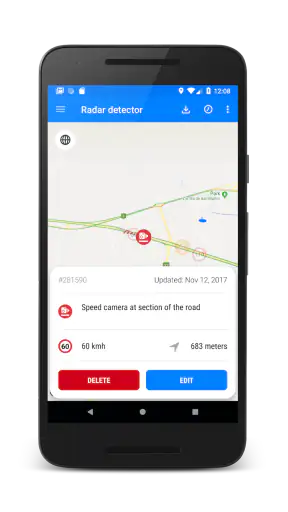 Speed ​​câmera detector (PRO) screenshot